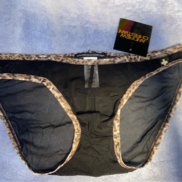 Andrew Christian Sheer leopard Brief - Picture 7 of 10